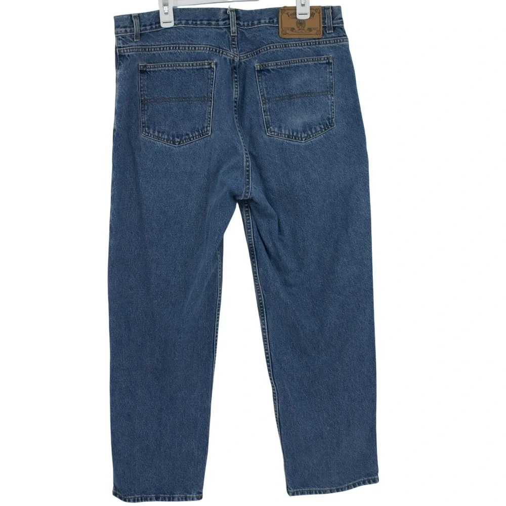 Vintage Y2K Tommy Hilfiger Jeans Mens 40x30 Blue Denim Straight Leg 0991507N